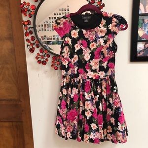 Flower mini dress